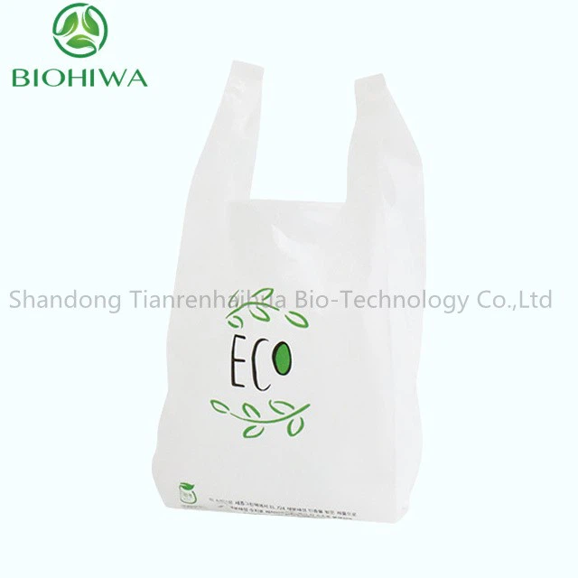 Compostable Pbat Pla Cornstarch Shopping Bag Oem